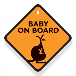 Σήμα αυτοκινήτου Babywise Baby on Board