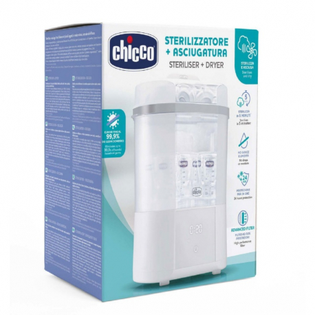 Chicco ψηφιακός αποστειρωτής και στεγνωτήρας με φίλτρο SterilNatural &amp; Dryer