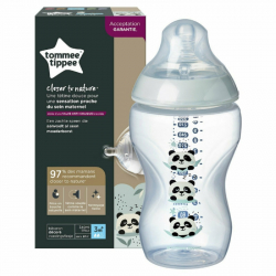 Tommee tippee μπιμπερό Closer to nature Pip the Panda μέτριας ροής 340 ml 3M+