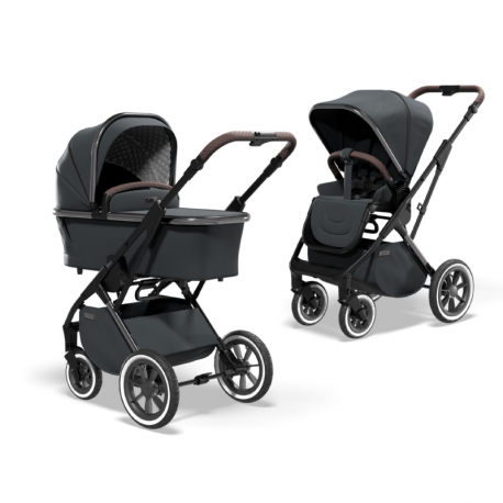 Καρότσι και port-bebe MOON™ Rocca Edition Anthrazit - Black Chrome