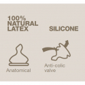 Suavinex θηλή Anatomical μεσαίας ροής μέγεθος 2 (6Μ+) σετ των 2