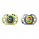 Tommee Tippee Πιπίλες νύχτας Ecomm Night 18-36m, σετ των 2