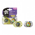 Tommee Tippee Πιπίλες νύχτας Ecomm Night 18-36m, σετ των 2
