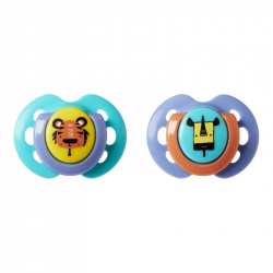 Πιπίλες Tommee Tippee Ecomm Fun 0-6m, σετ των 2