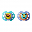 Tommee Tippee Πιπίλες Ecomm Fun 0-6m, σετ των 2