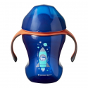 Εκπαιδευτικό κύπελλο Tommee Tippee με μαλακό στόμιο Ecomm Train Sippee Cup 230ml