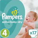 Πάνες Pampers® Active Baby-Dry No 4 (8-14 kg) 17 τεμάχια