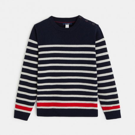 Okaidi Pull marin en tricot