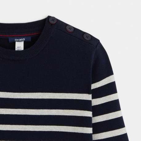 Okaidi Pull marin en tricot