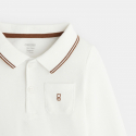 Obaibi Polo pique uni manches longues