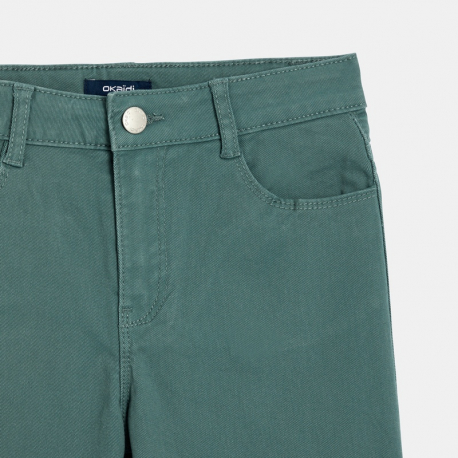Okaidi Pantalon taille haute, large et court