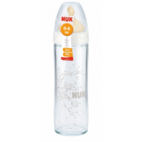 NUK® μπιμπερό New Classic 240 ml 0-6M (1τμχ)