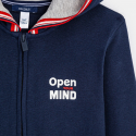 Okaidi Sweat-shirt a capuche "open mind"