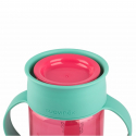 Suavinex εκπαιδευτικό κύπελλο 340 ml 360° Trainer Cup Booo! Pink 12M+