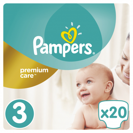 Πάνες Pampers® Premium Care No 3 (5-9 kg) 20 τεμάχια