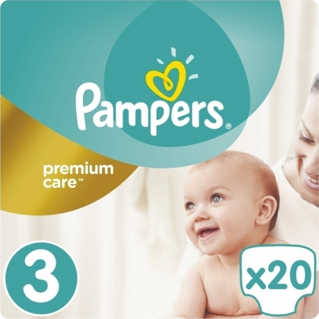 Πάνες Pampers® Premium Care No 3 (5-9 kg) 20 τεμάχια
