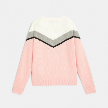 Okaidi Pull jacquard col rond