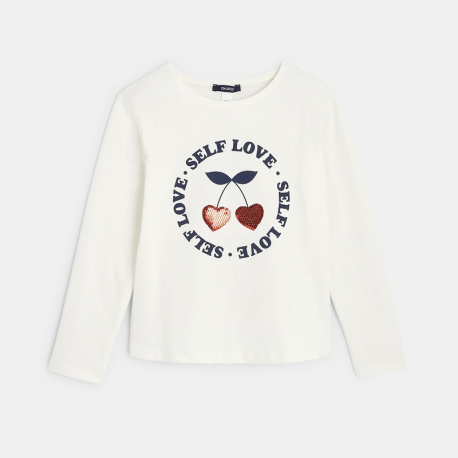 Okaidi T-shirt a message &quot;Love nature&quot;