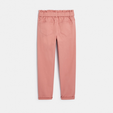 Okaidi Pantalon taille haute en toile