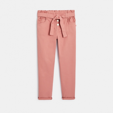 Okaidi Pantalon taille haute en toile