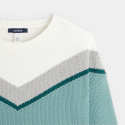 Okaidi Pull jacquard col rond