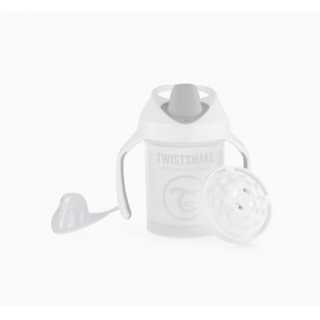 Κύπελλο Twistshake Mini Cup White με μίξερ φρούτων 230ml