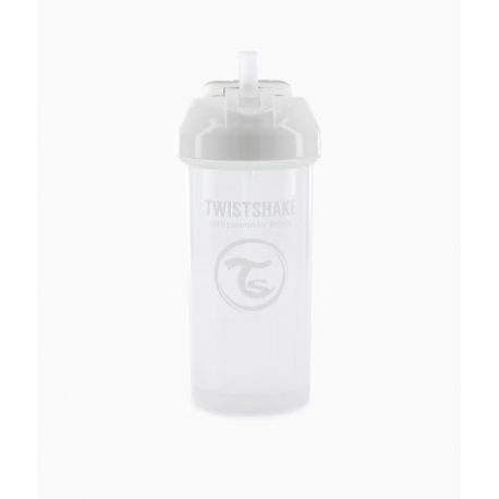Κύπελλο Twistshake Straw Cup White 360ml
