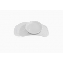 Twistshake Σουπλά Click-Mat Mini με πιάτο White