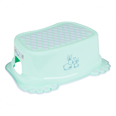 TEGA BABY® αντιολισθητικό σκαλάκι μπάνιου Little Bunnies Light Green