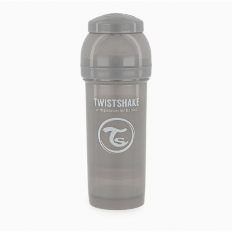 Twistshake Μπιμπερό κατά των κολικών 260ml Pastel Grey (1τμχ)