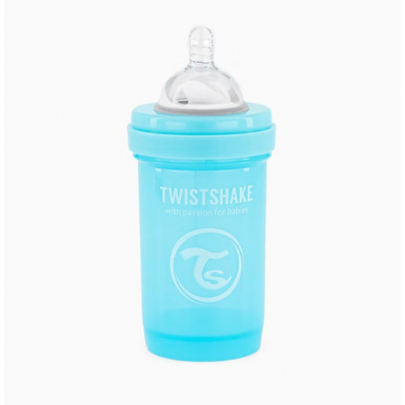 Μπιμπερό Twistshake κατά των κολικών 180ml Pastel Blue (1τμχ)