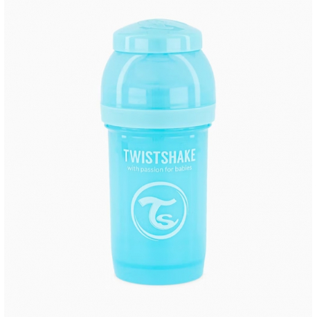 Twistshake Μπιμπερό κατά των κολικών 180ml Pastel Blue (1τμχ)