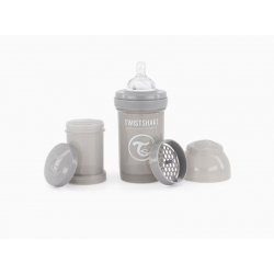 Μπιμπερό Twistshake κατά των κολικών 180ml Pastel Grey (1τμχ)
