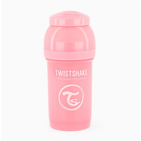 Twistshake Μπιμπερό κατά των κολικών 180ml Pastel Pink (1τμχ)
