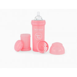 Μπιμπερό Twistshake κατά των κολικών 260ml Pastel Pink (1τμχ)
