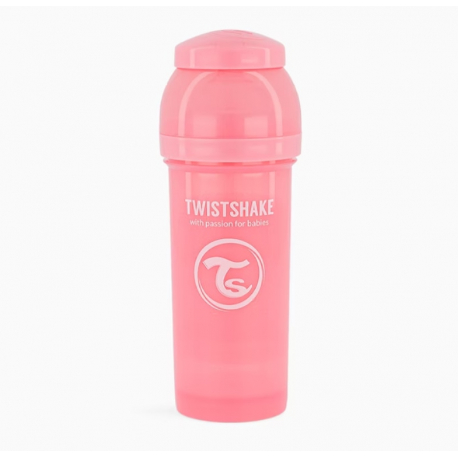 Twistshake Μπιμπερό κατά των κολικών 260ml Pastel Pink (1τμχ)