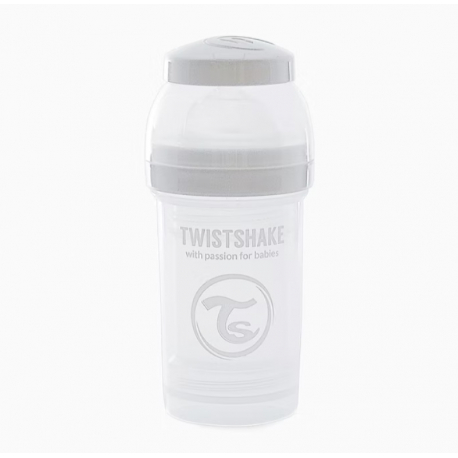Twistshake Μπιμπερό κατά των κολικών 180ml White (1τμχ)