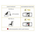 Κάθισμα αυτοκινήτου Chicco MySeat i-Size Ink Air 76-150 cm