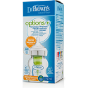 DrBrown's μπιμπερό Options+ φαρδύς λαιμός 150 ml 0m+(1τμχ)