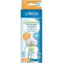 Μπιμπερό DrBrown's Options+ με φαρδύ λαιμό 270 ml 0m+