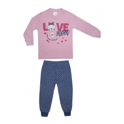 Πιτζάμα Pretty Baby Love Mom 6 μηνών - 4 ετών