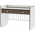 Πολυμορφικό κρεβάτι Lorelli® Dream White - Light Oak 60x120 cm