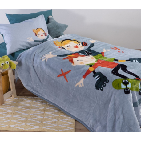 Παιδική κουβέρτα Nef-Nef Homeware City Scaters 160 x 220 cm