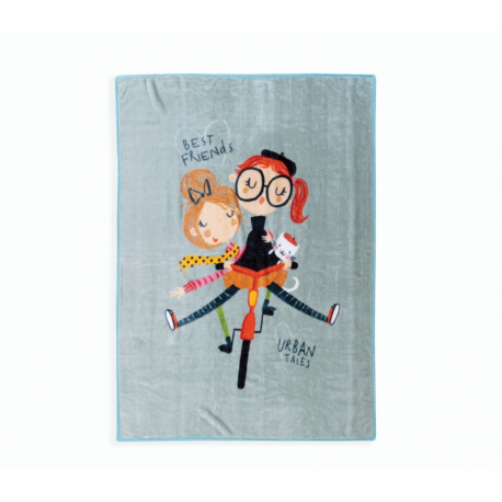 Παιδική κουβέρτα Nef-Nef Homeware Girlfriends 160 x 220 cm