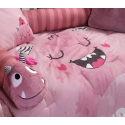 Βρεφικό πάπλωμα Nef-Nef Homeware Monstermania Girl 110 x 140 cm