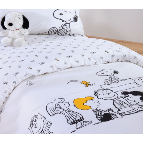 Σεντόνια μονά Nef-Nef Homeware Snoopy Peanuts Forever σετ των 3