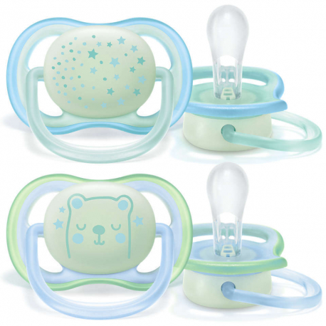 Philips-Avent πιπίλες Ultra Air Night 0-6M, σετ των 2