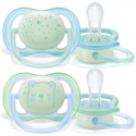 Philips-Avent πιπίλες Ultra Air Night 0-6M, σετ των 2