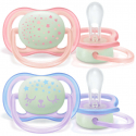 Philips-Avent πιπίλες Ultra Air Night 0-6M, σετ των 2