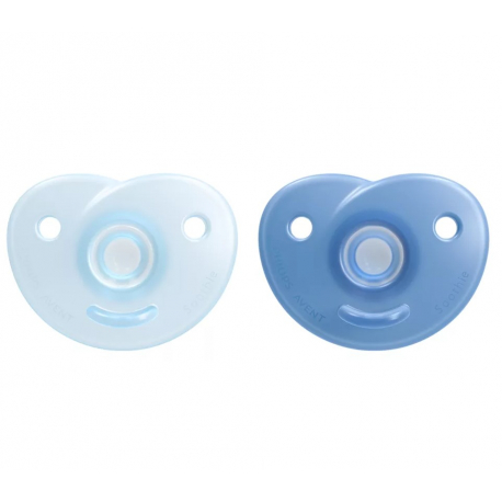 Πιπίλες Philips Avent Soothie Shapes 0-6M, σετ των 2 - SCF099/21